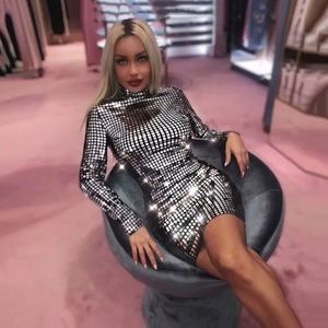 Taylor swift replica mirror disco dress